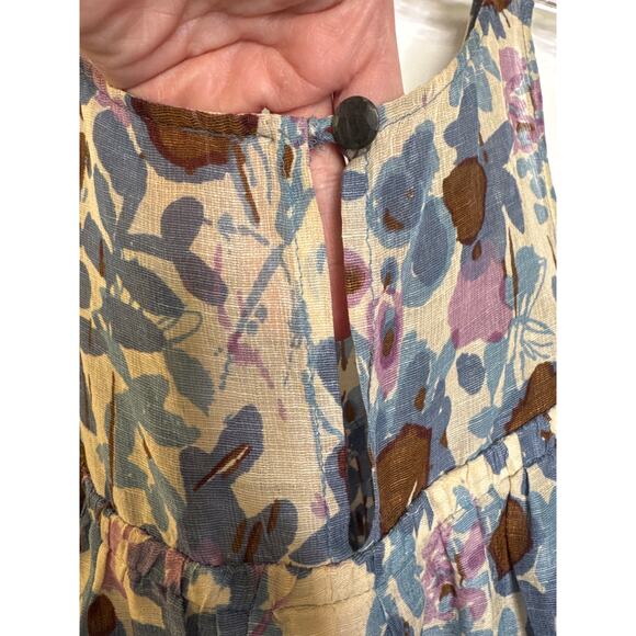 Tracy Reese for Bergdorf Goodman linen silk summer sleeveless top small - Picture 10 of 11